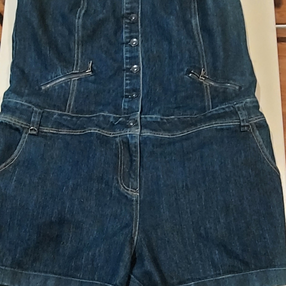 Strapless Denim Romper. Vintage Tag Torrid Size 20 plus size